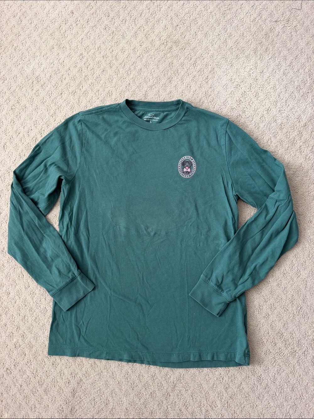 Boys Vineyard Vines Long Sleeve Crewneck Shirt size Large (18)